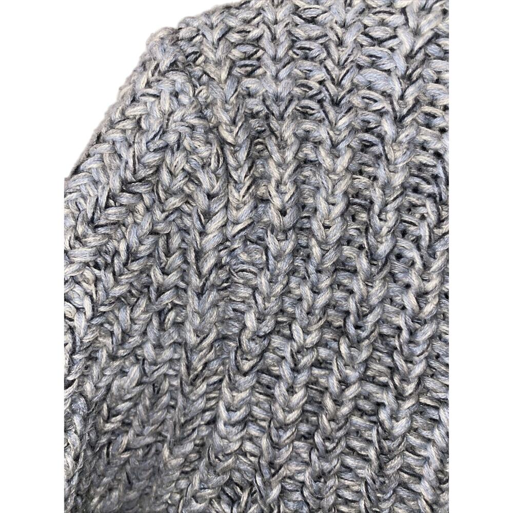 Lucky Brand Womens XS Boyfriend Cardigan Gray Cotton Knit Button Sweater - Picture 4 of 8